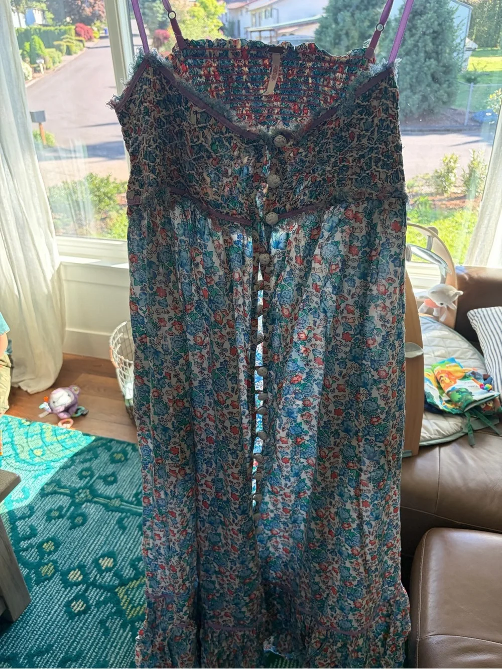 Free People Molly Jo midi dress large - Picture 7 of 7